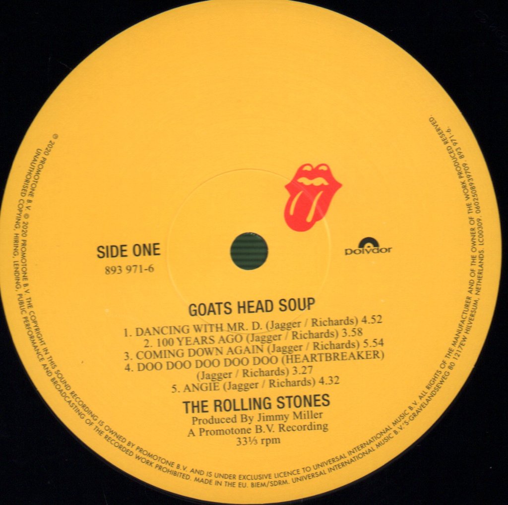 Rolling Stones - Goats Head Soup - Double Lp