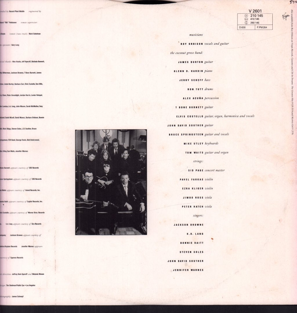 Roy Orbison And Friends - A Black And White Night Live - Lp