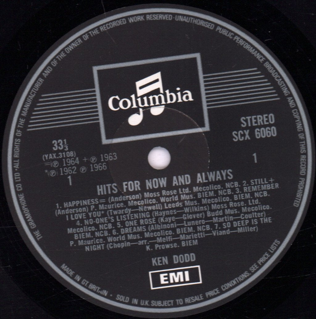 Ken Dodd - Hits For Now And Always - Lp