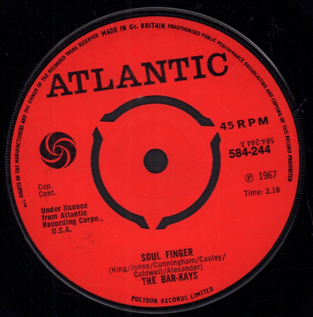 Bar-Kays - Soul Finger - 7 Inch