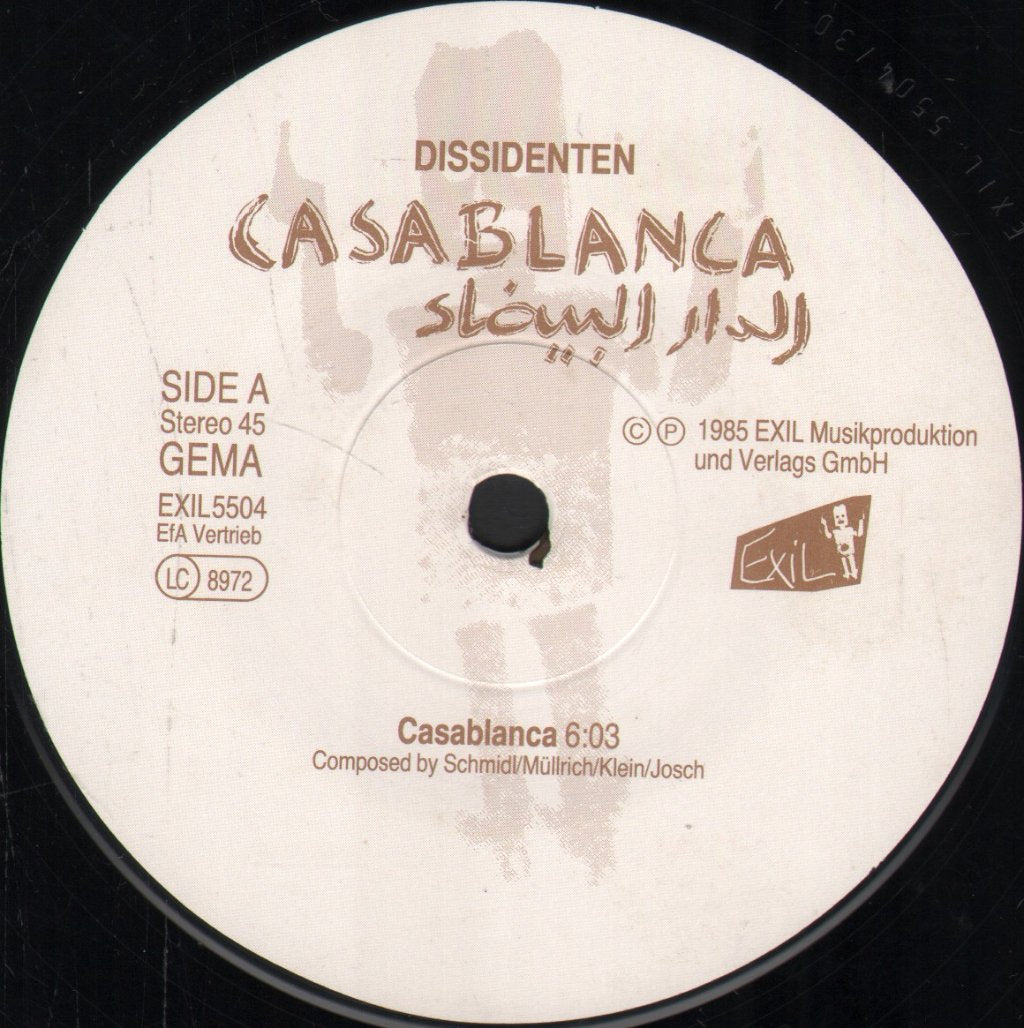 Dissidenten - Casablanca - 12 Inch