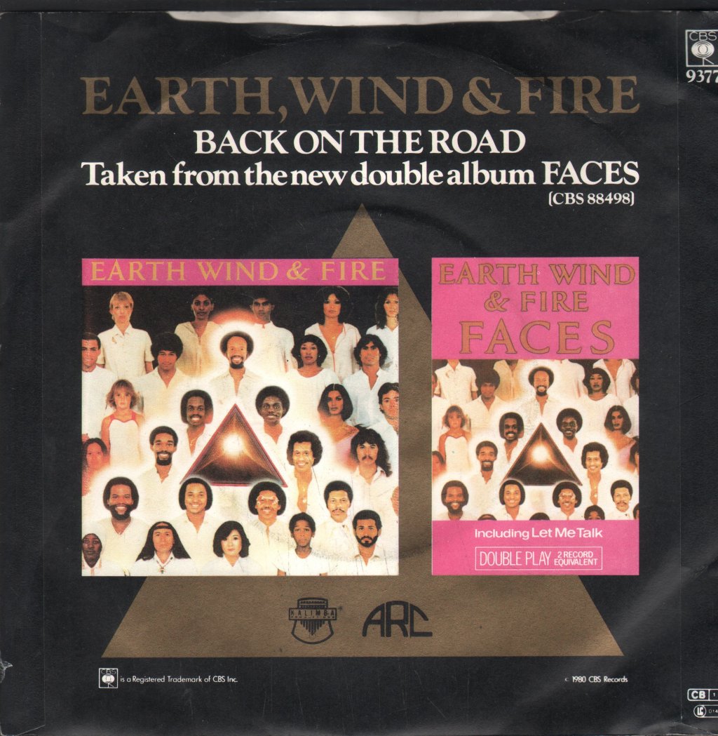 Earth Wind And Fire - Back On The Road - 7 Inch