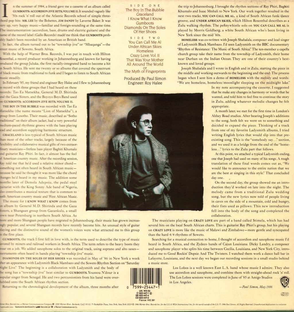 Paul Simon - Graceland - Lp