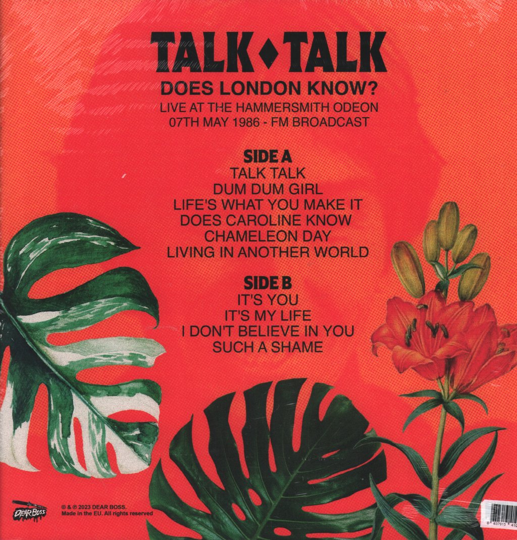 Talk Talk - Does London Know? - Lp
