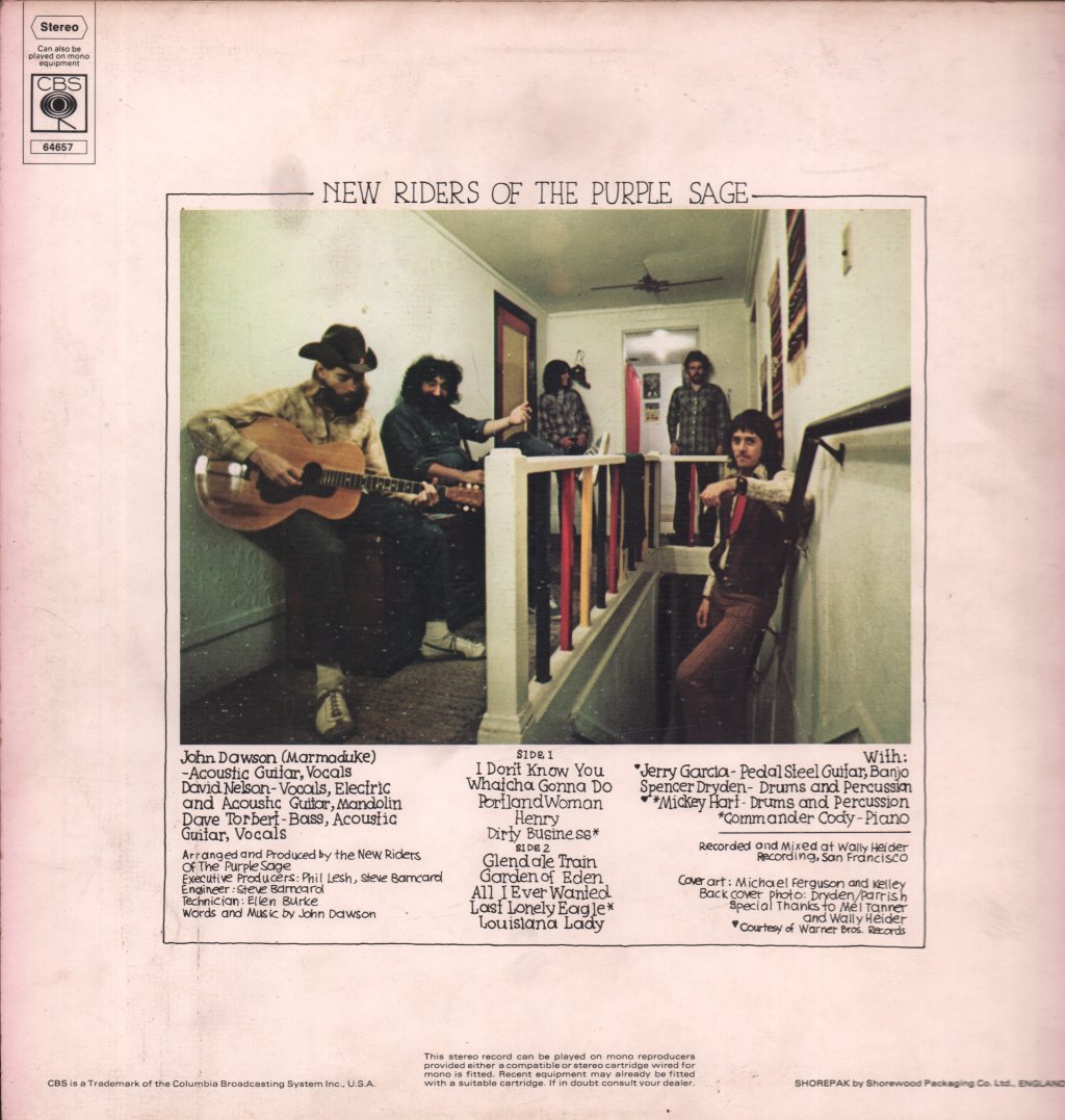 New Riders Of The Purple Sage - New Riders Of The Purple Sage - Lp
