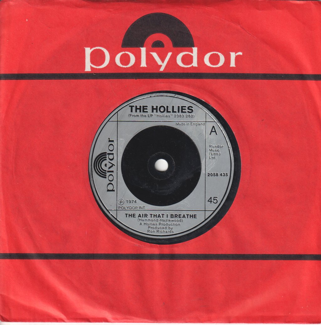 Hollies - Air That I Breathe - 7 Inch