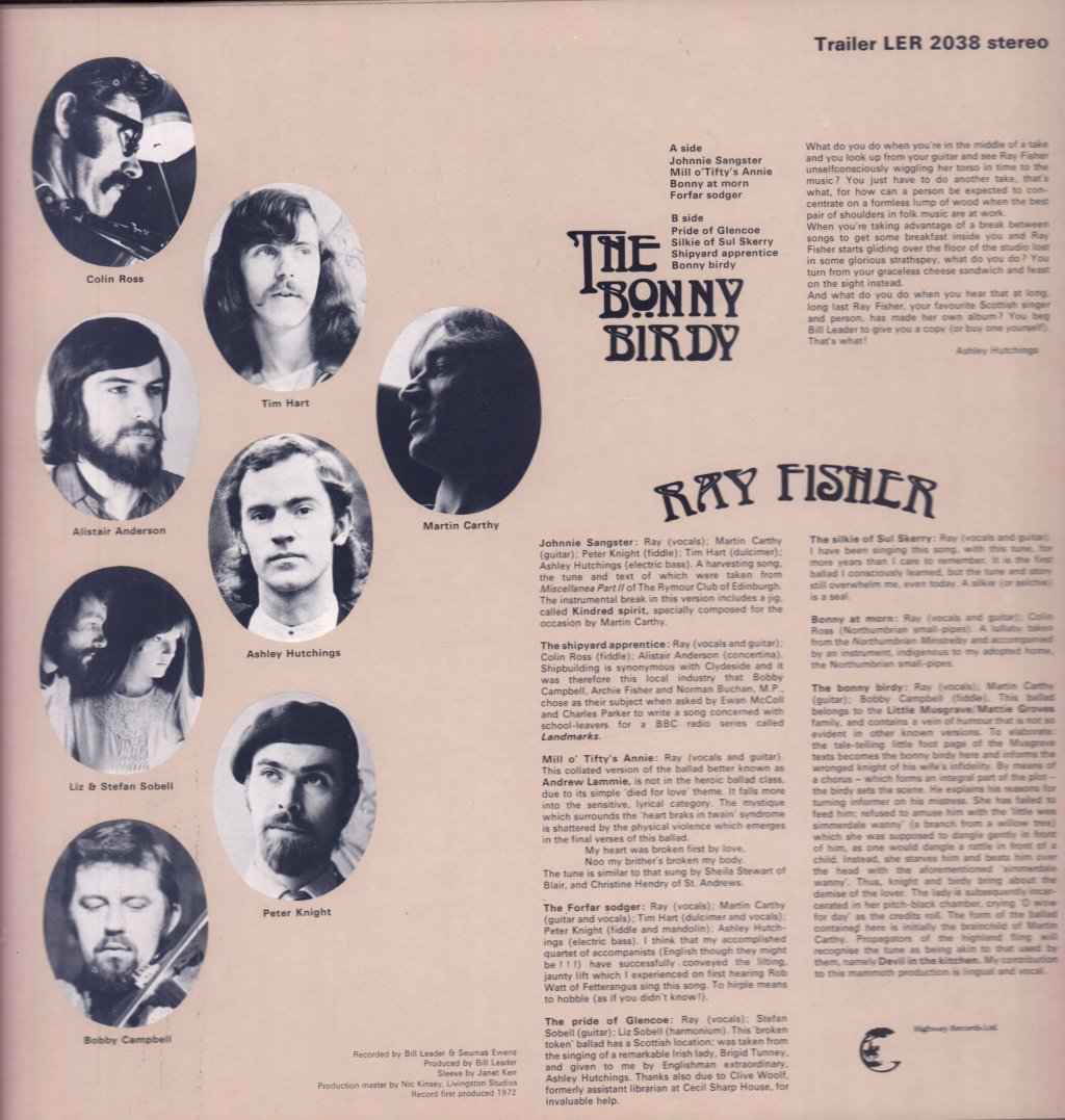 Ray Fisher - Bonny Birdy - Lp