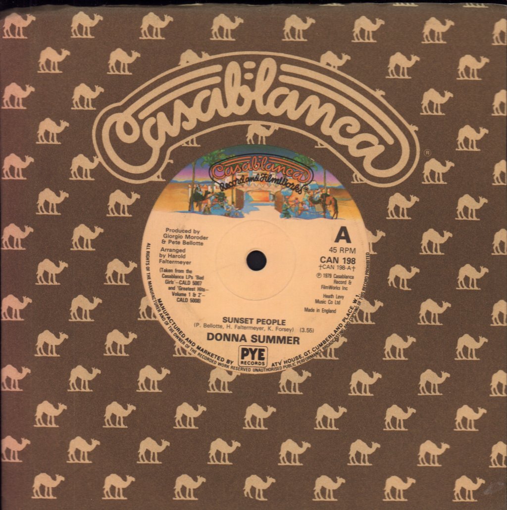 Donna Summer - Sunset People - 7 Inch