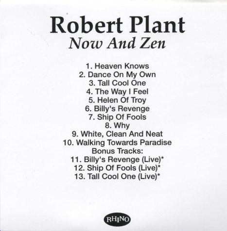 Robert Plant - Nine Lives - Cdr