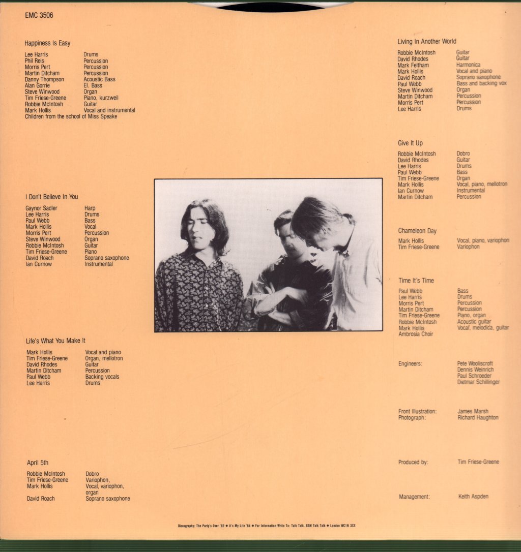 Talk Talk - Colour Of Spring - Lp