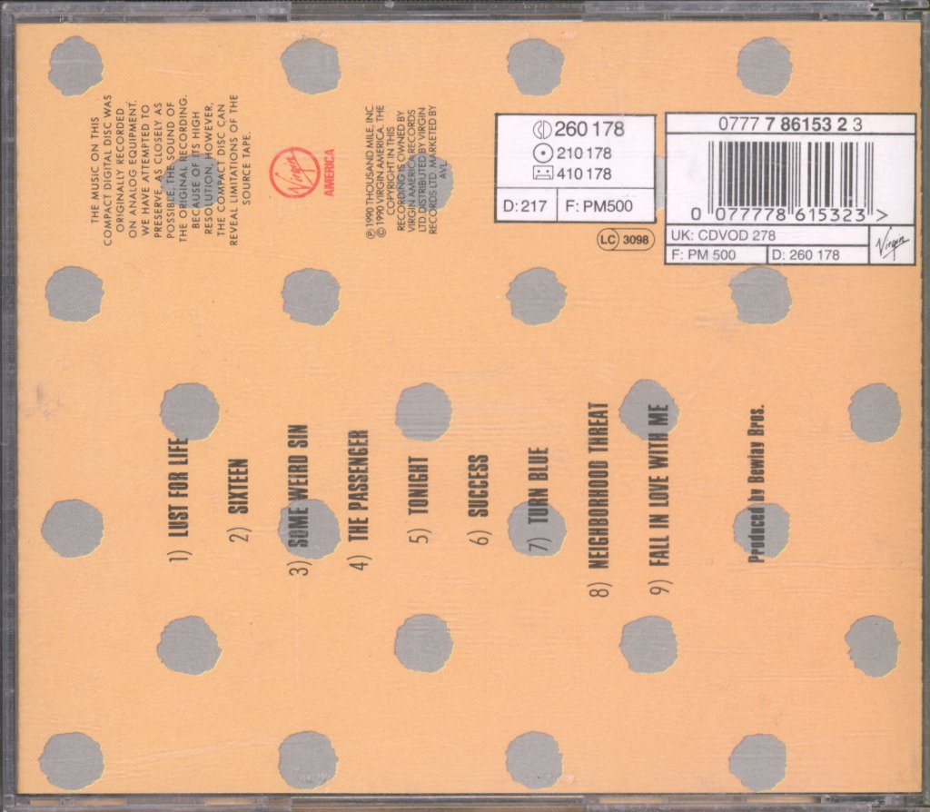 Iggy Pop - Lust For Life - Cd