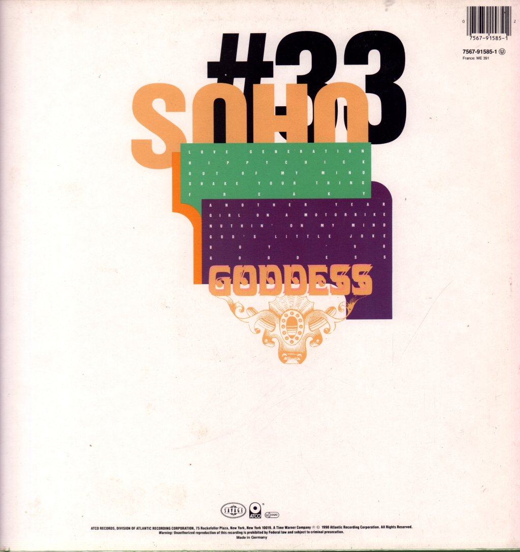 Soho - Goddess - Lp