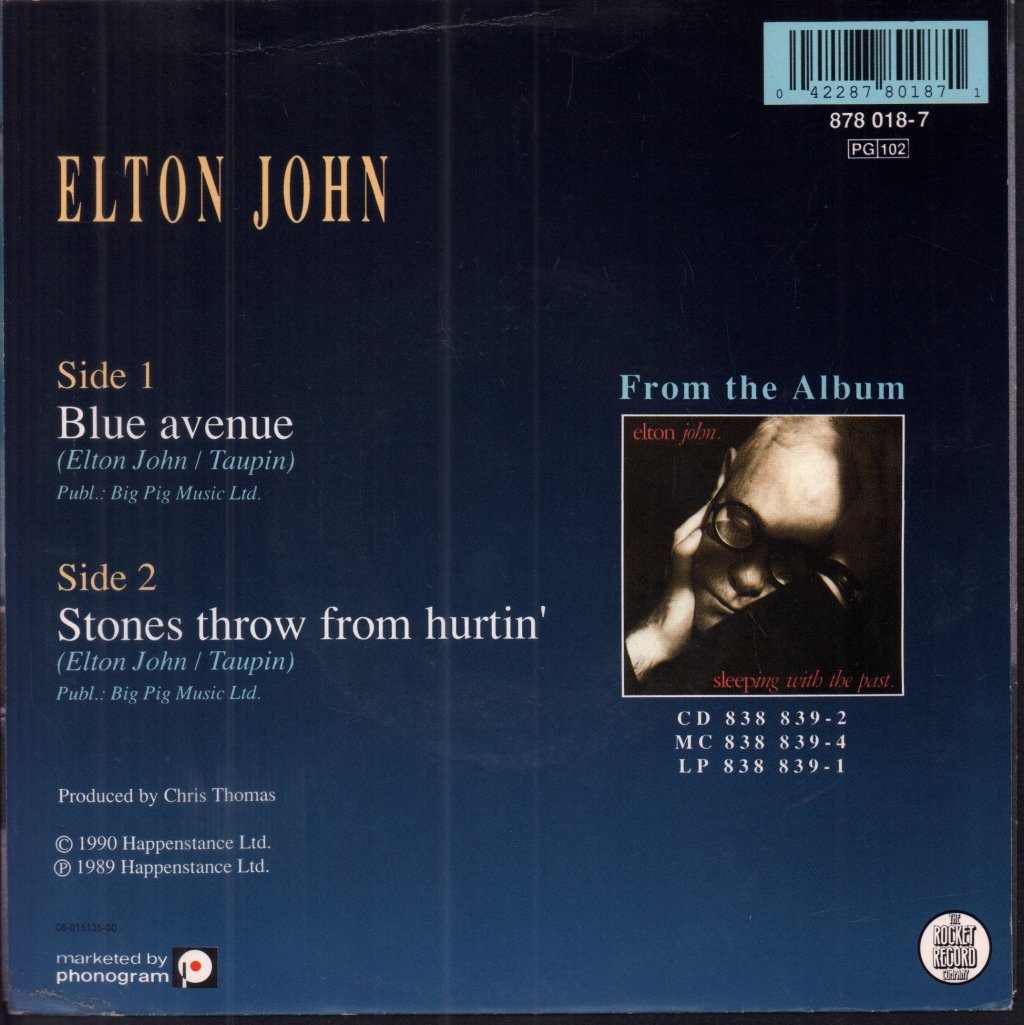 Elton John - Blue Avenue - 7 Inch