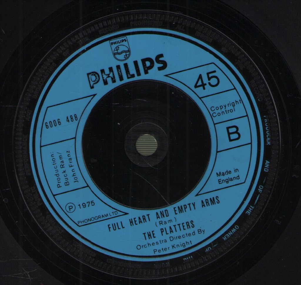 Platters - Dancing To The Music Of Love - 7 Inch