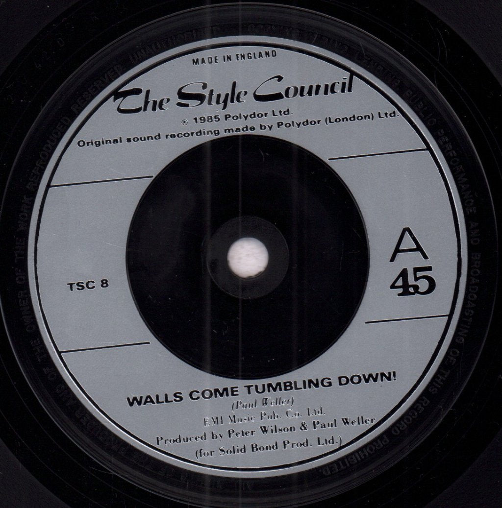 Style Council - Walls Come Tumbling Down - 7 Inch