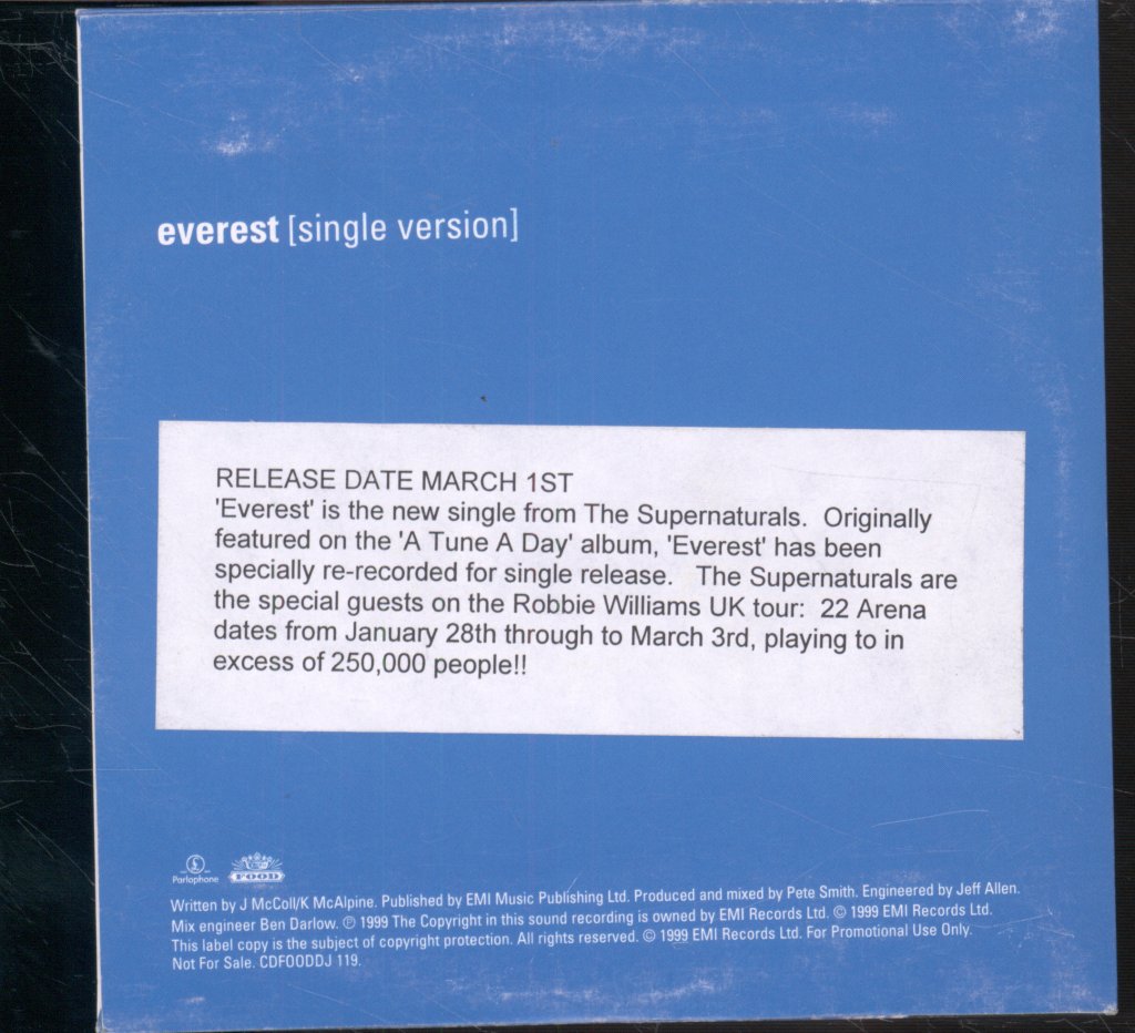 Supernaturals - Everest - Cd