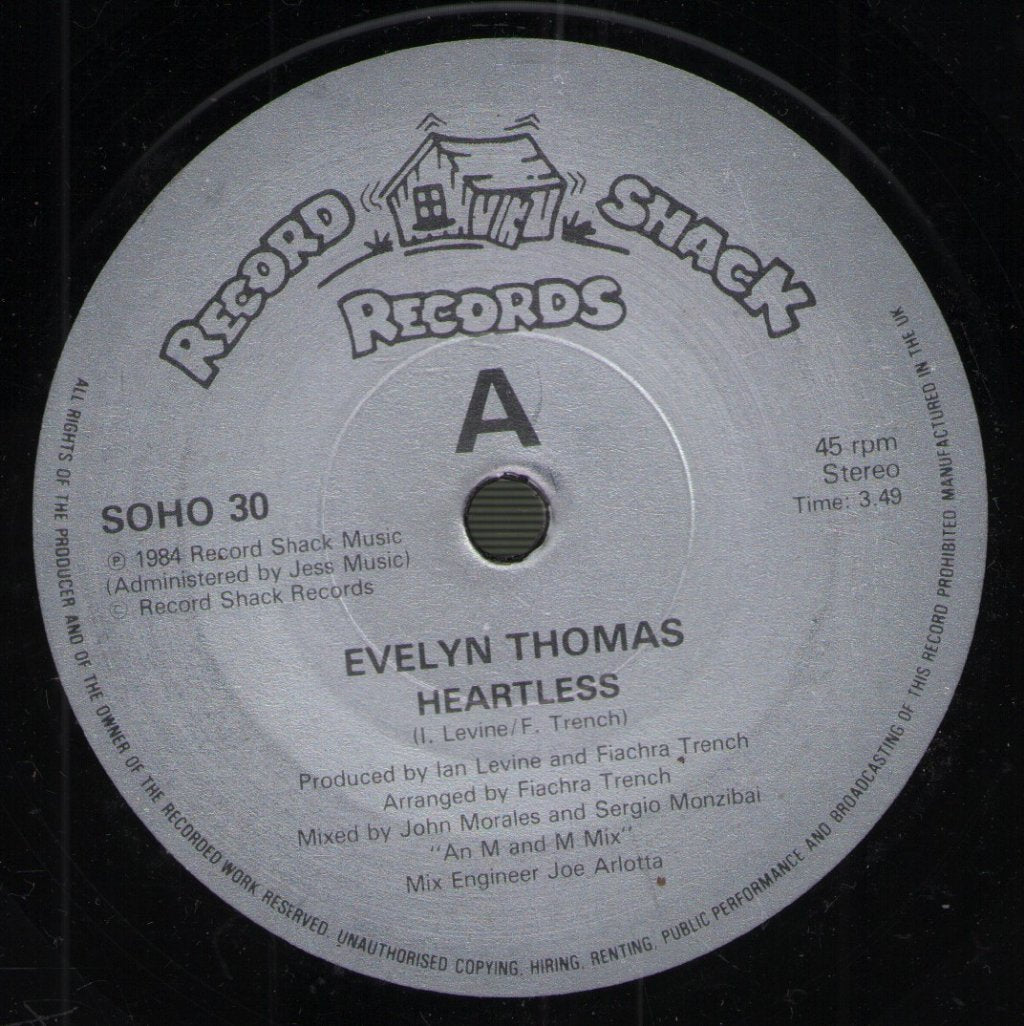 Evelyn Thomas - Heartless - 7 Inch