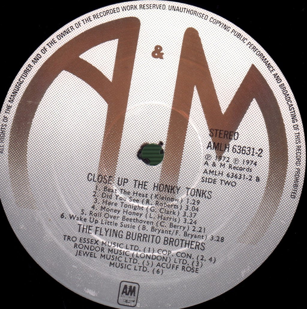 Flying Burrito Bros - Close Up The Honky Tonks 1968-1972 - Double Lp
