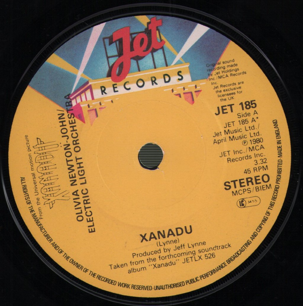 Olivia Newton John / Elo - Xanadu - 7 Inch