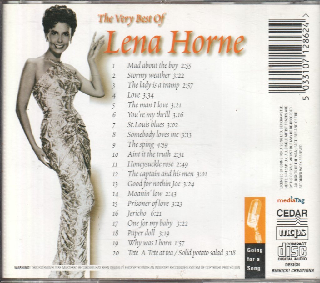 Lena Horne - Very Best Of - Cd