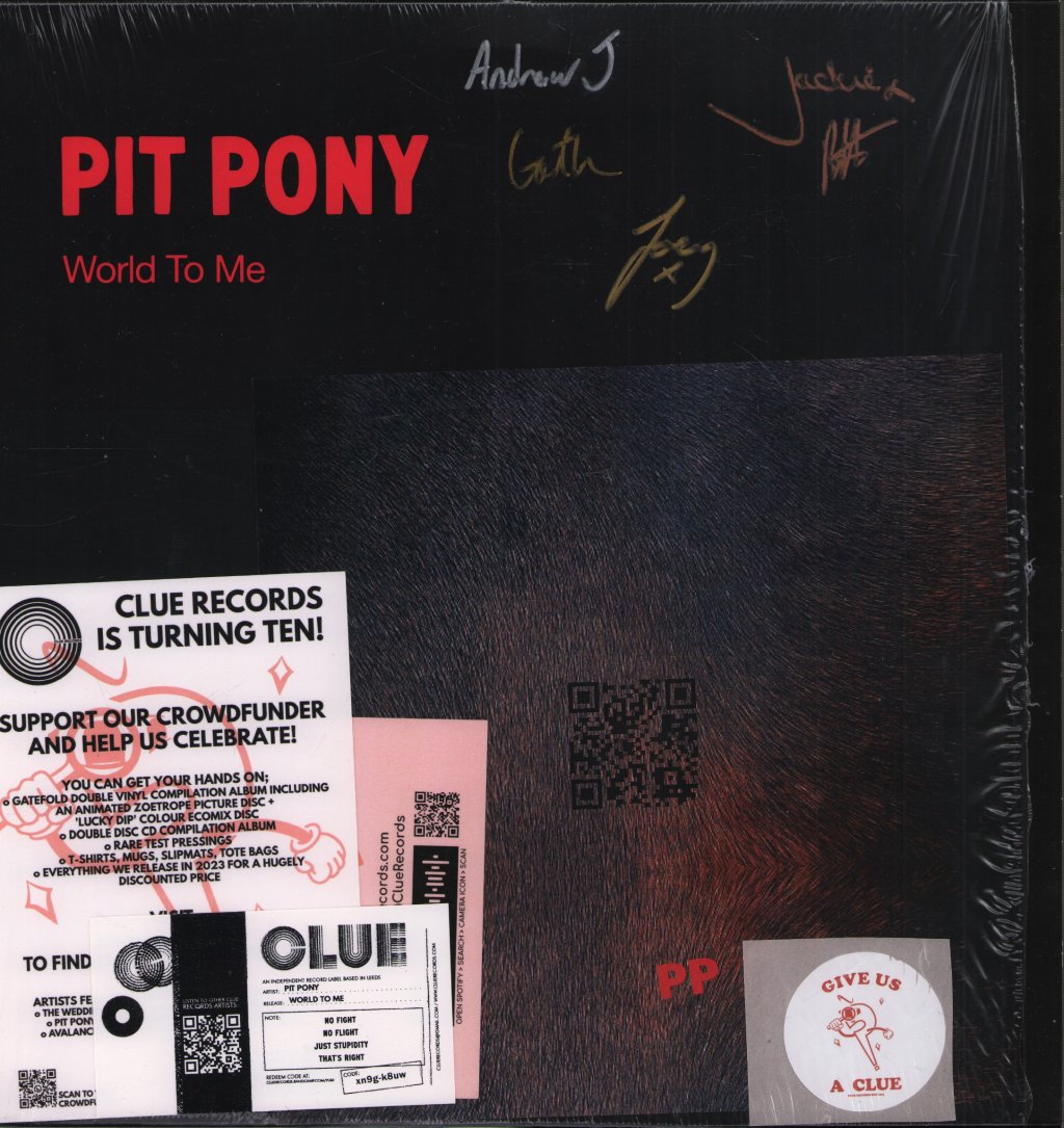 Pit Pony - World To Me - Lp
