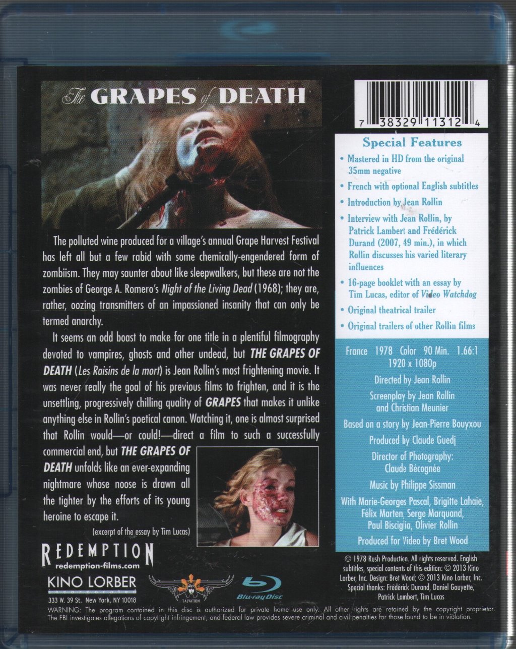Jean Rollin - Grapes of Death - Blu-Ray