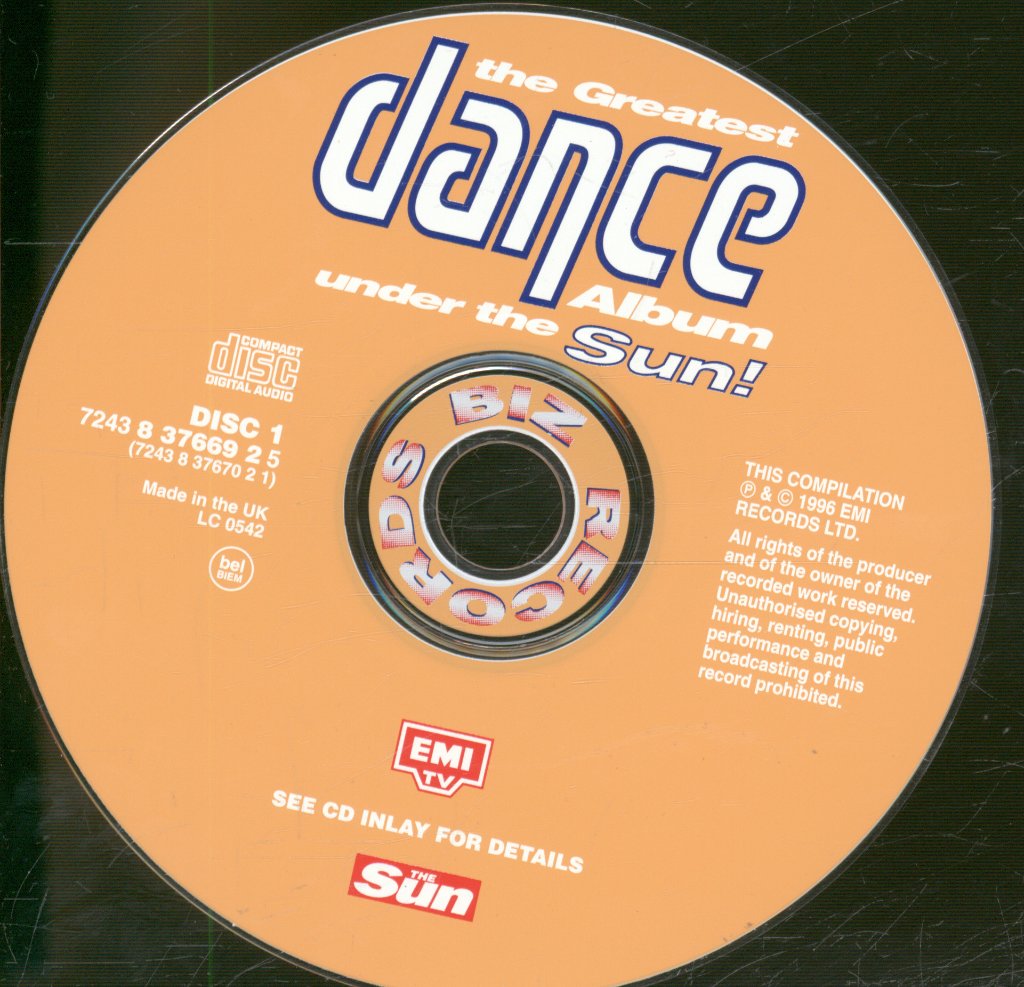 Various Artists - Greatest Dance Album Under The Sun! - Double Cd
