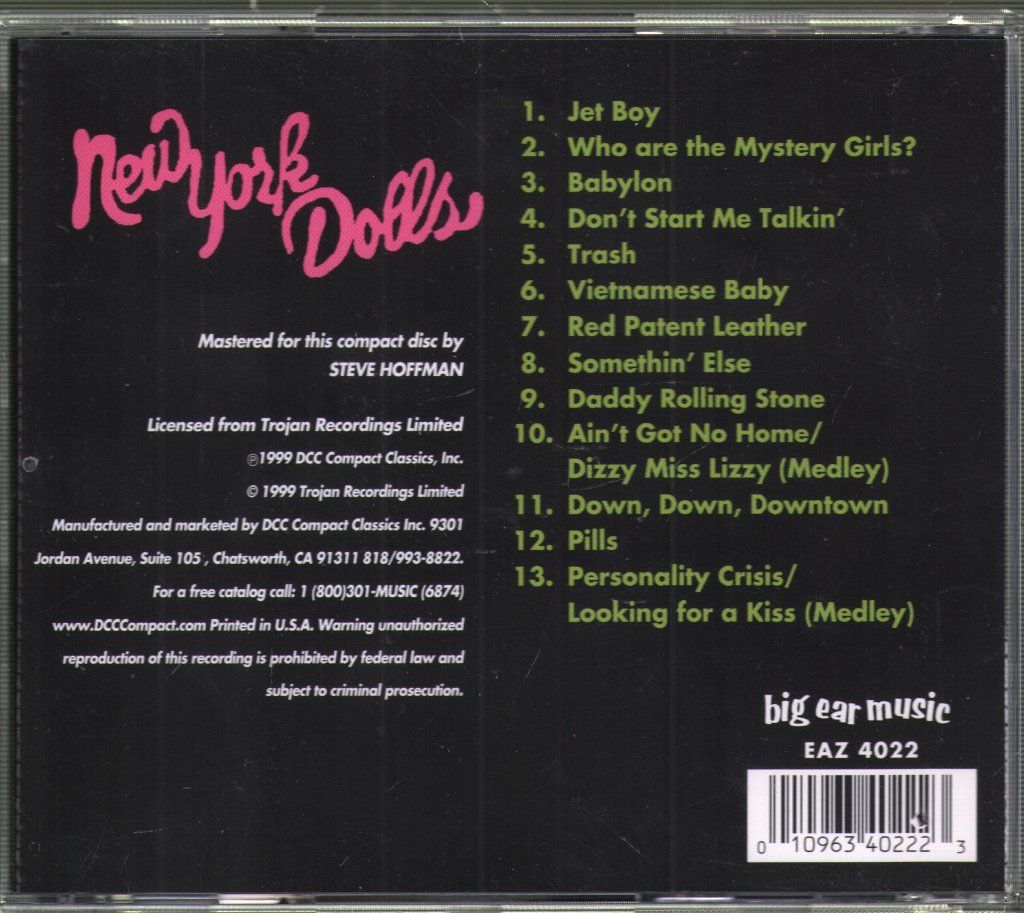 New York Dolls - Glamorous Life (Live) - Cd