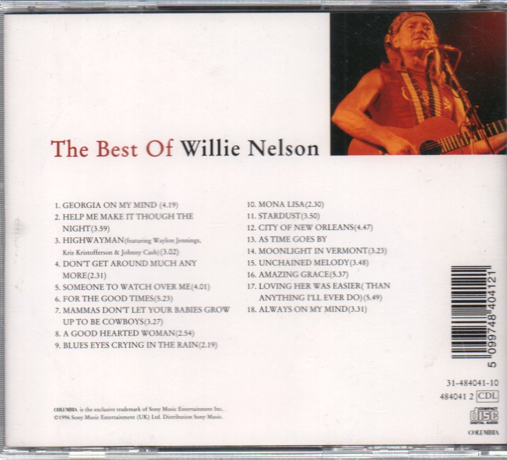 Willie Nelson - Best Of - Cd