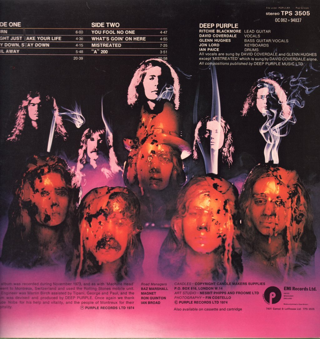 Deep Purple - Burn - Lp