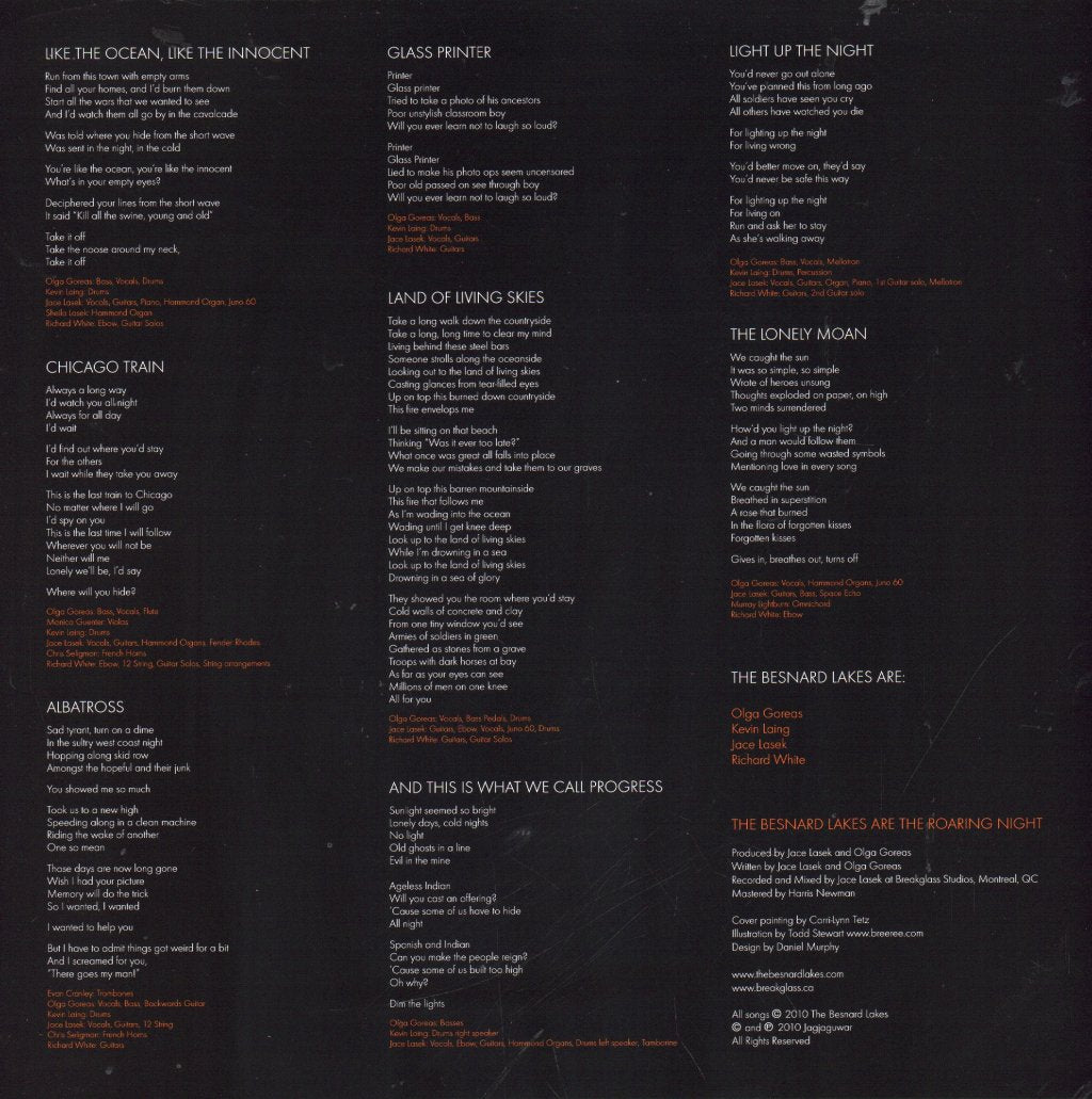 Besnard Lakes - Besnard Lakes Are The Roaring Night - Lp