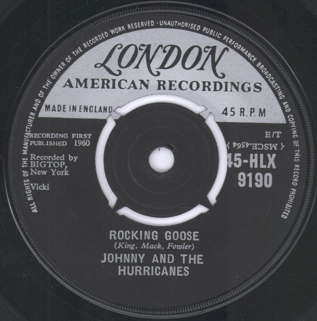 Johnny And The Hurricanes - Rocking Goose - 7 Inch