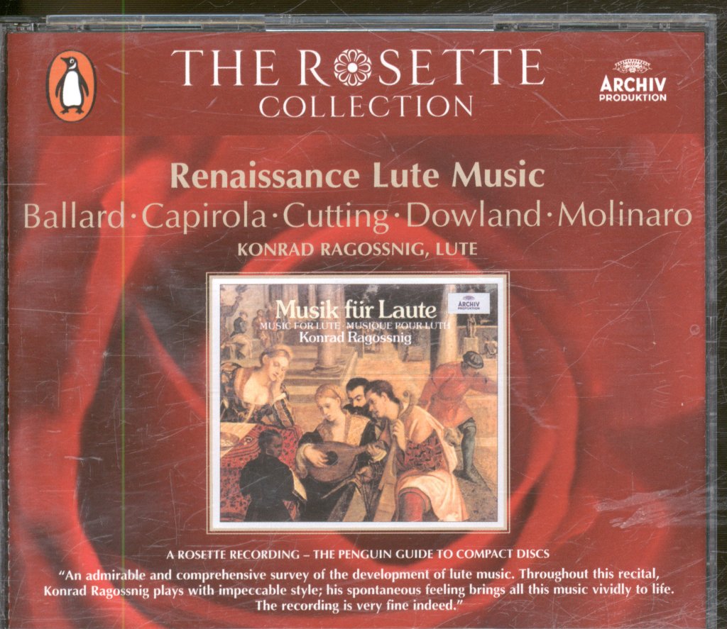 Konrad Ragossnig - Renaissance Lute Music - Cd Set