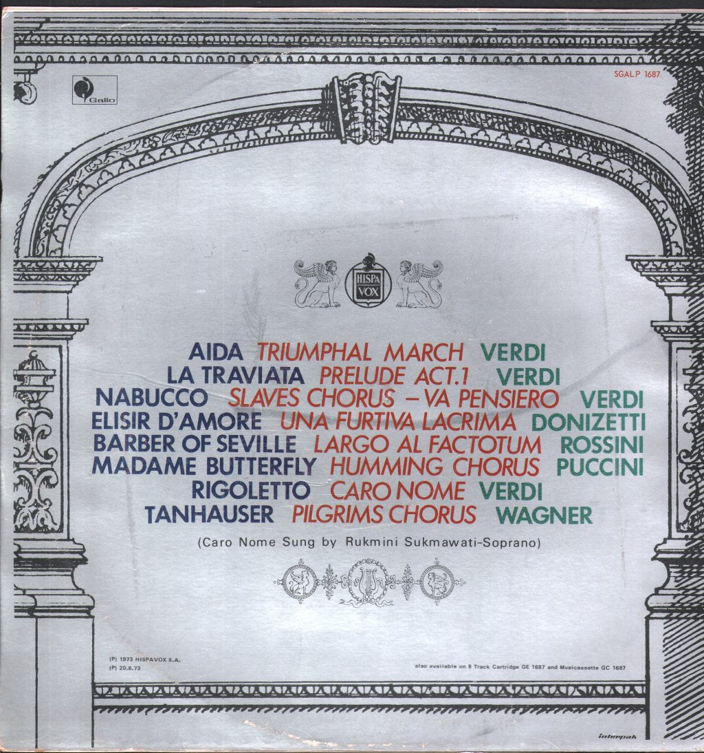 Waldo De Los Rios - Operas For The 70's - Lp