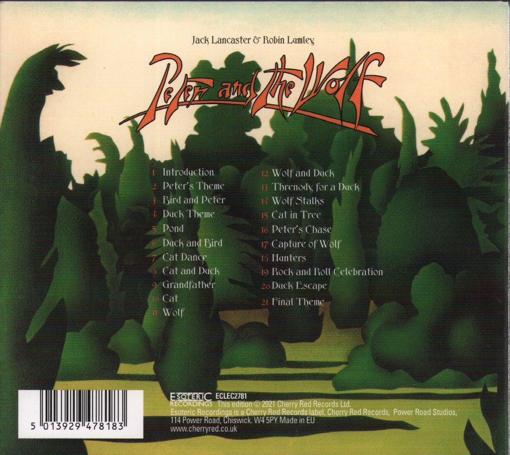 Jack Lancaster And Robin Lumley - Peter And The Wolf - Cd