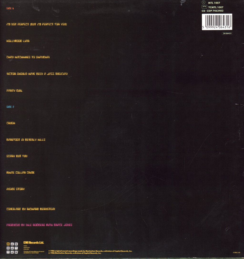 Grace Jones - Inside Story - Lp