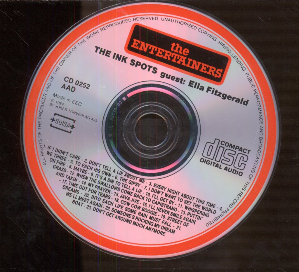 Ink Spots Guest: Ella Fitzgerald - If I Didn't Care - Cd