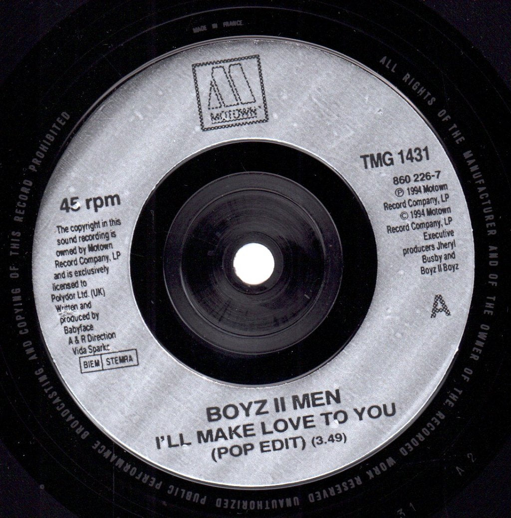 Boyz II Men - I'll Make Love To You - 7 Inch