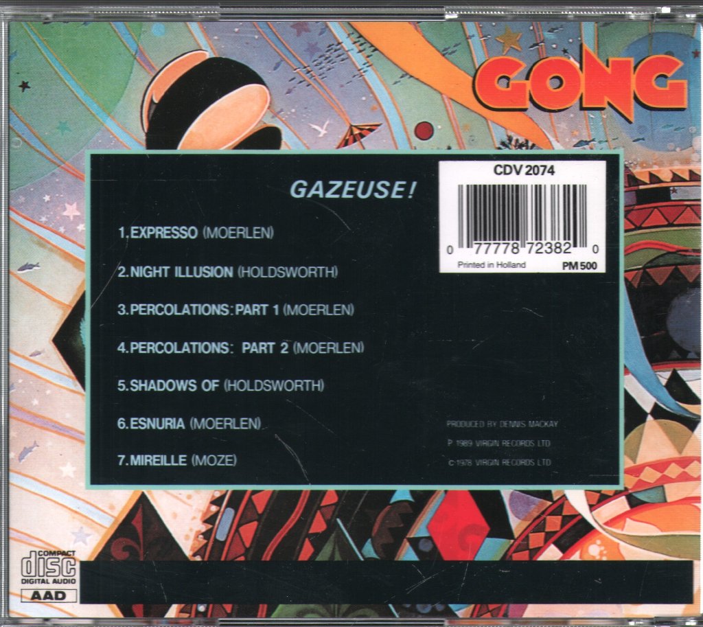 Gong - Gazeuse! - Cd