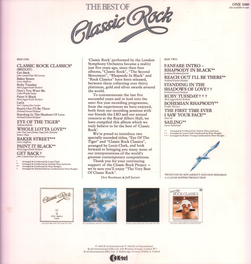 London Symphony Orchestra - Best Of Classic Rock - Lp