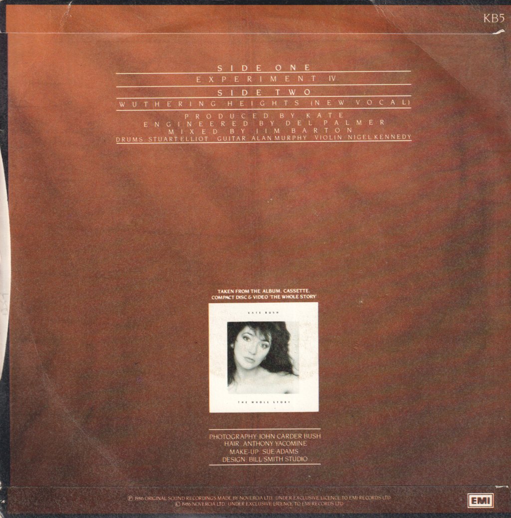 Kate Bush - Experiment Iv - 7 Inch