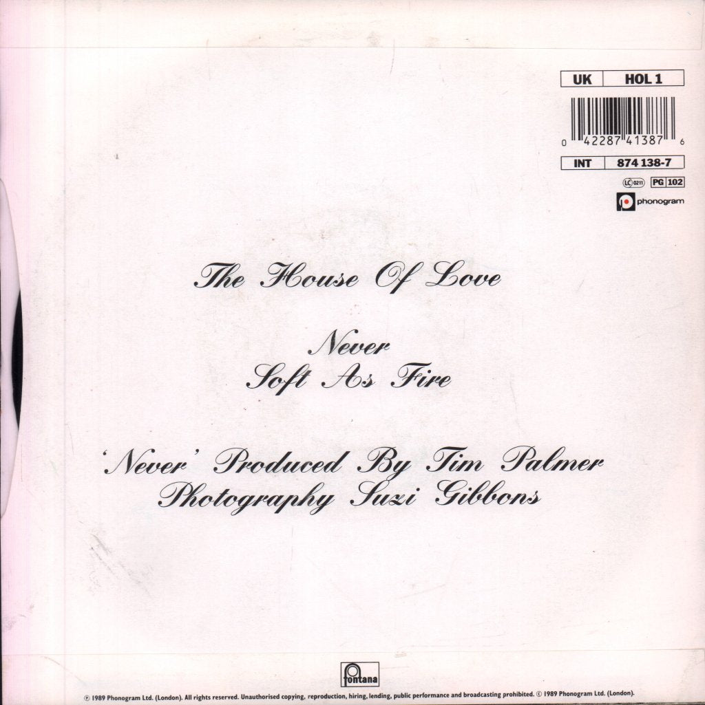 House Of Love - Never - 7 Inch