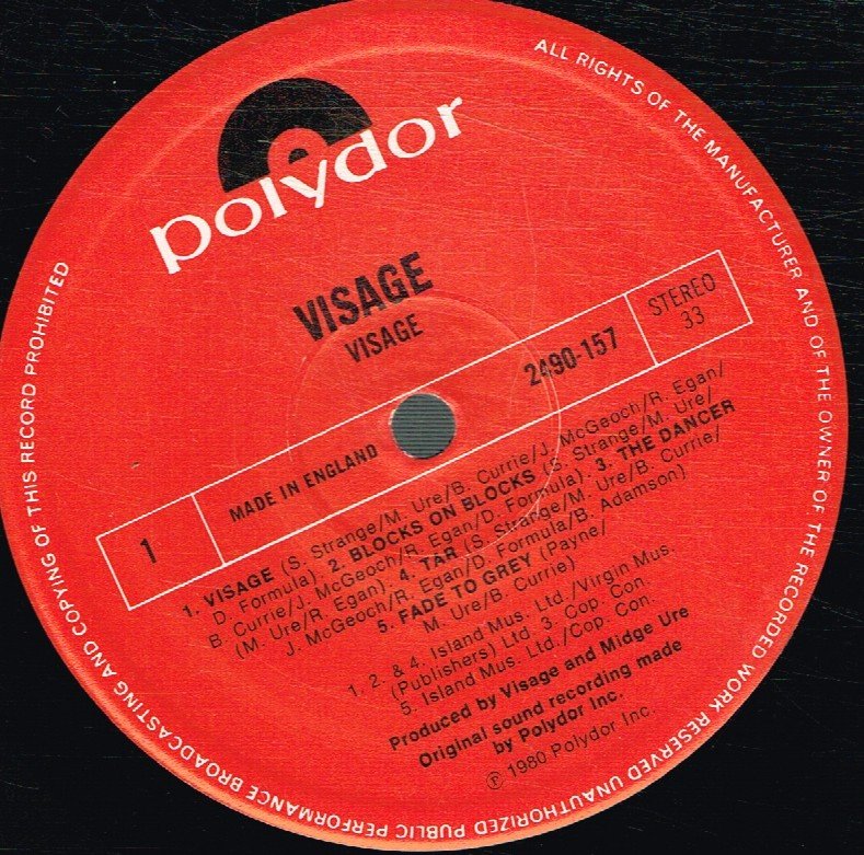 Visage - Visage - Lp