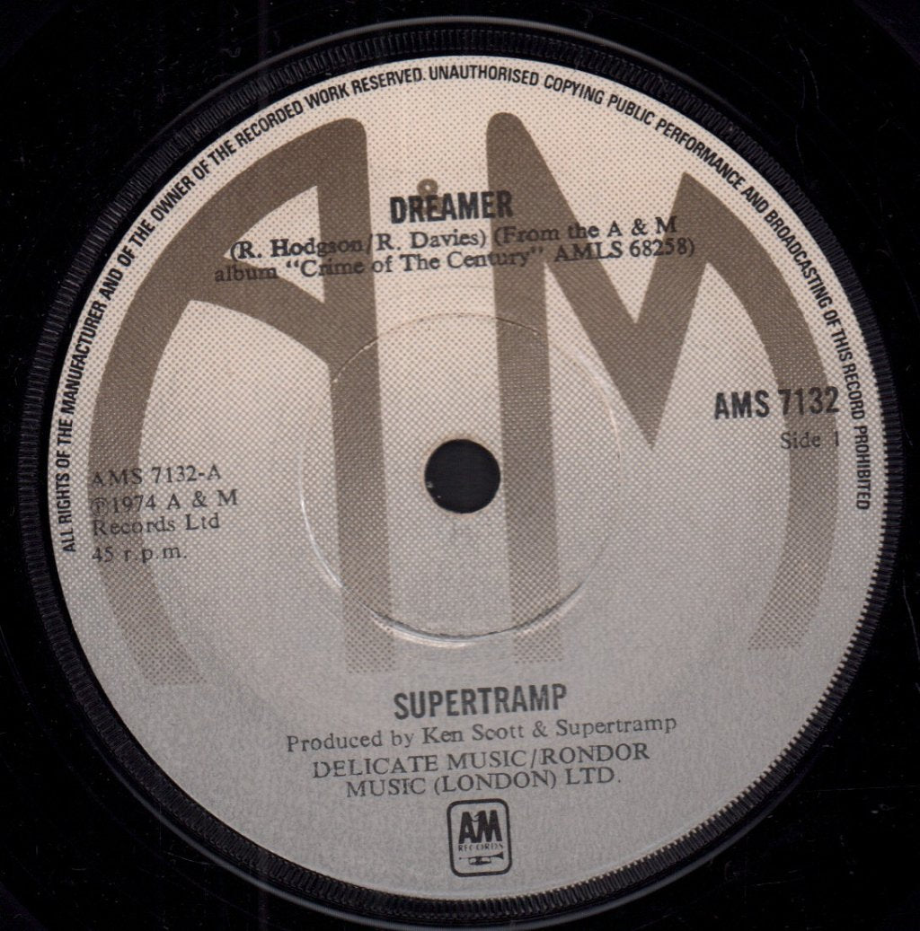 Supertramp - Dreamer - 7 Inch