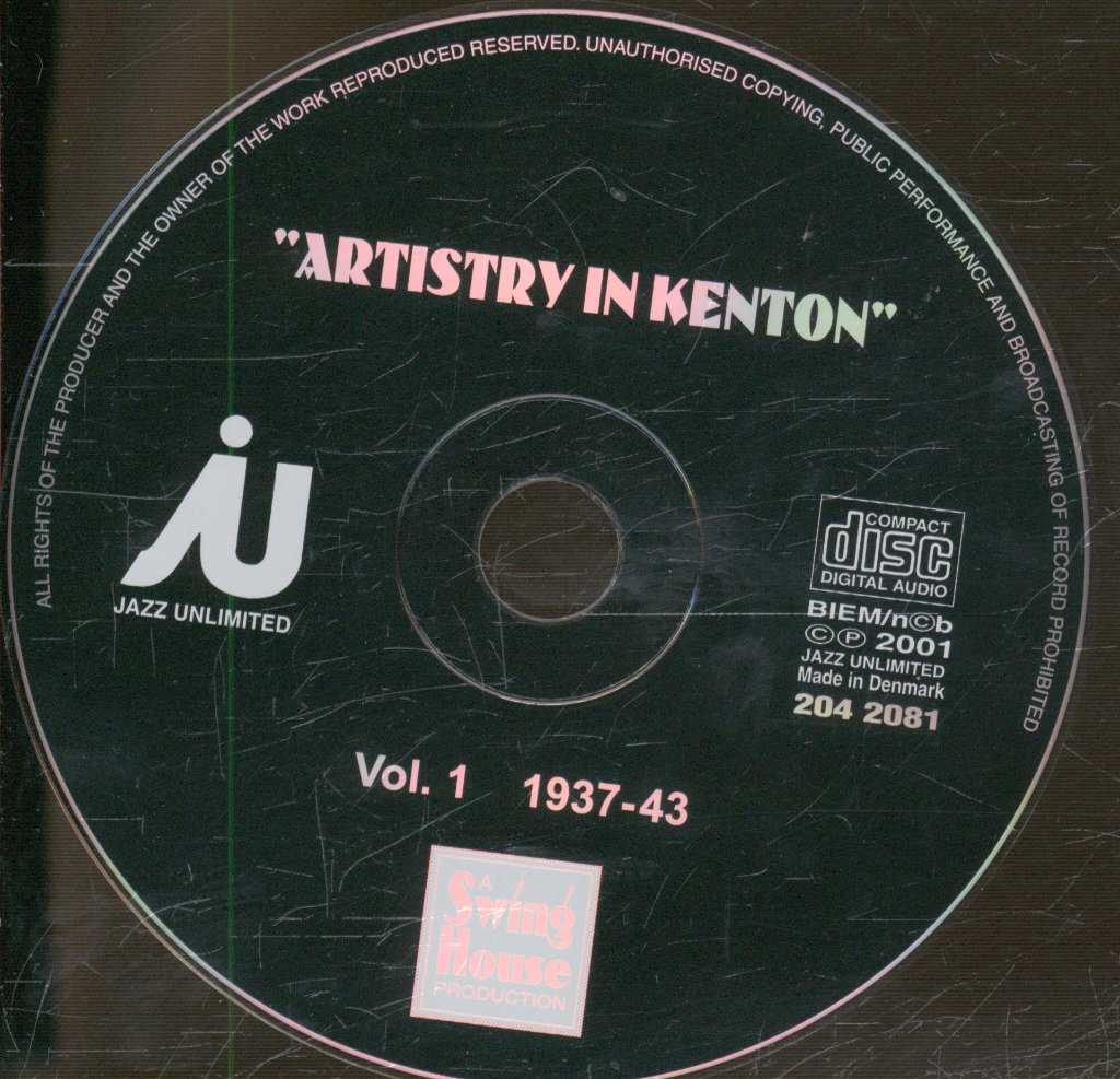 Stan Kenton - "Artistry In Kenton" Vol. 1-3 1937-1946 - Triple Cd