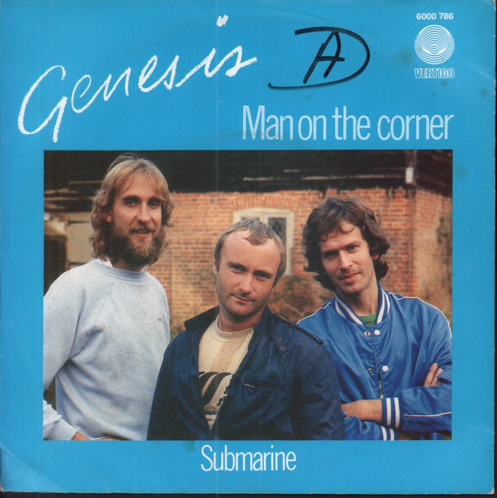 Genesis - Man On The Corner - 7 Inch