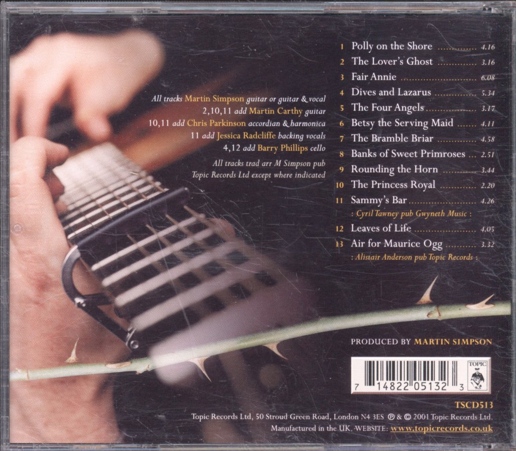 Martin Simpson - Bramble Briar - Cd