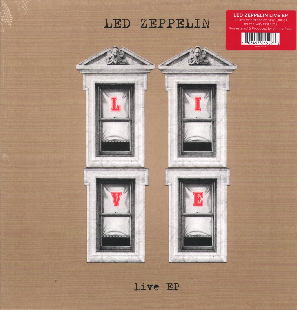 Led Zeppelin - Live EP - 12 Inch