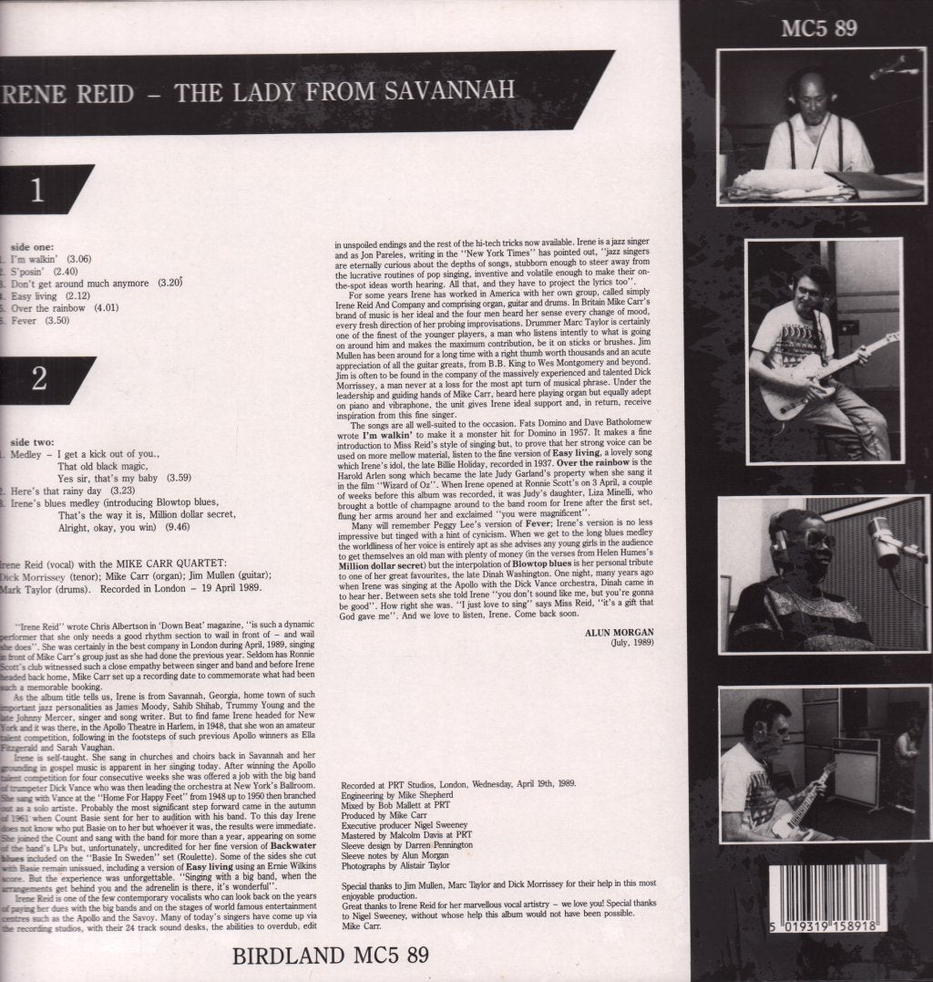Irene Reid - Lady From Savannah - Lp