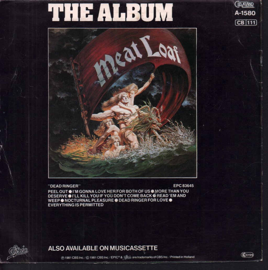Meat Loaf - I'm Gonna Love Her For Both Of Us - 7 Inch